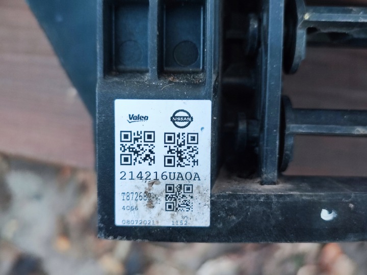 GUIDE D'AIR JALOUSIE NISSAN QASHQAI III 3 J12 21- 214216UA0A