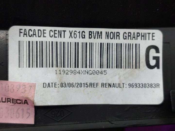 2015 MERCEDES-BENZ CITAN W415 MOULURE DÉCORATIVE TABLEAU DE BORD INSTRUMENTATION A4156891737