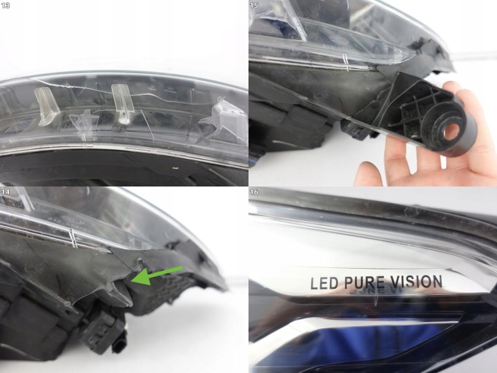 RENAULT CAPTUR LIFT 17-19 PHARE COMPLET LED PURE VISION NOCTURNE GAUCHE EUROPE