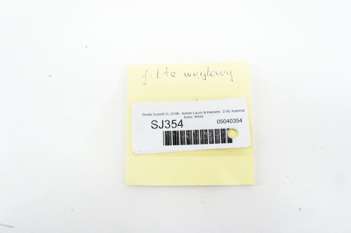 SJ354 SKODA SUPERB III FILTRE CARBONIQUE 3Q0201801D