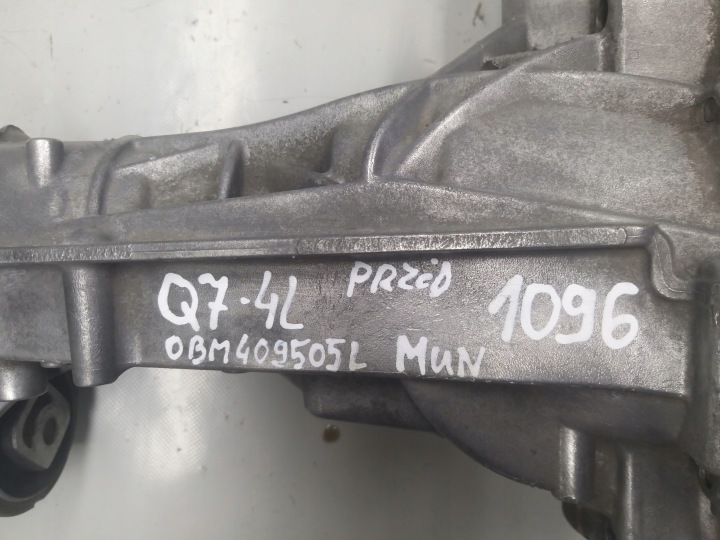 PONT DIFFÉRENTIEL DIFFÉRENTIEL AVANT AVANT Q7 4L TOUAREG 3.0 TDI 0BM409505L MUN