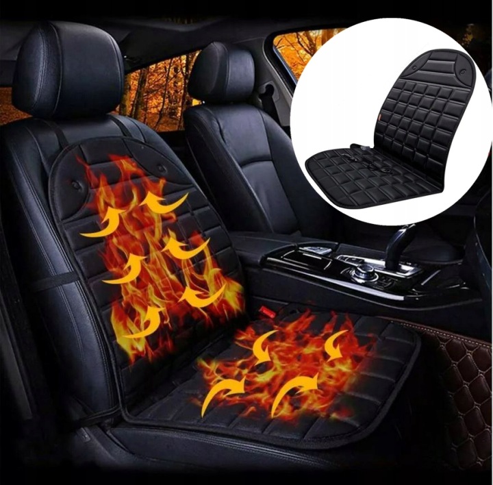 CHAUFFÉE TAPIS SUR SIÈGE SIÈGE CHAUFFANTE UNIVERSELLE 12V VERS VOITURES