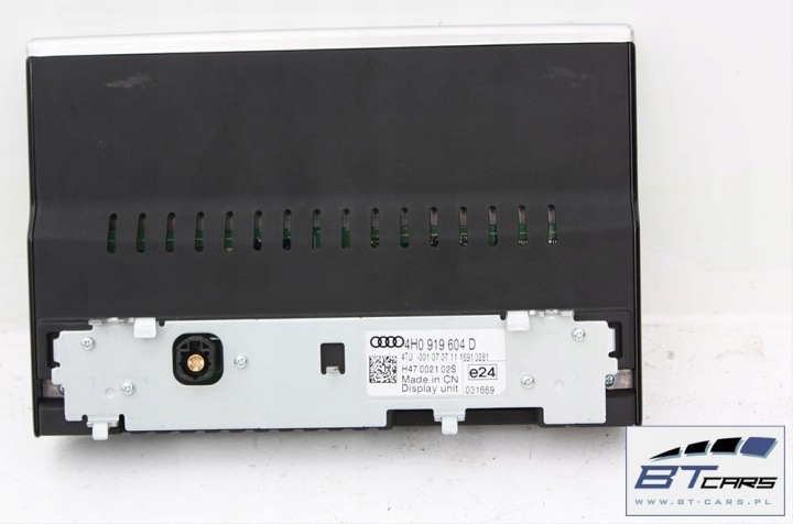 AUDI A8 NAVI MONITEUR ÉCRAN MONITEUR LCD MMI 3G+ 4H0919604D D4 4H0 919 60