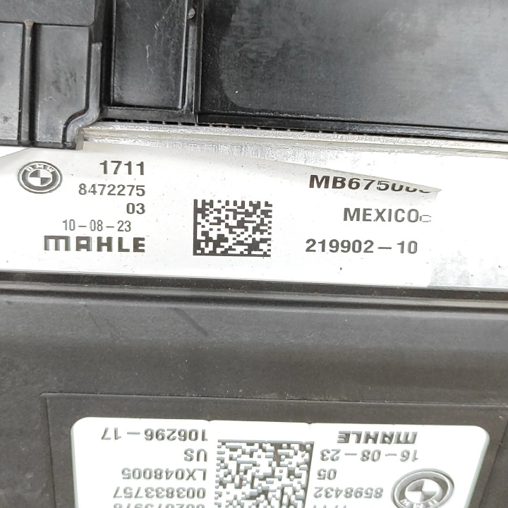 PIÈCES REFROIDISSEMENT BMW X7 (G07) 8686172 30827198 3.0L 250KW 2023