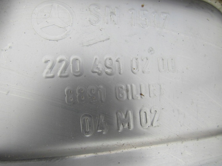 SILENCIEUX ÉCHAPPEMENT ENSEMBLE MERCEDES-BENZ AVEC W220 220 A2204910100