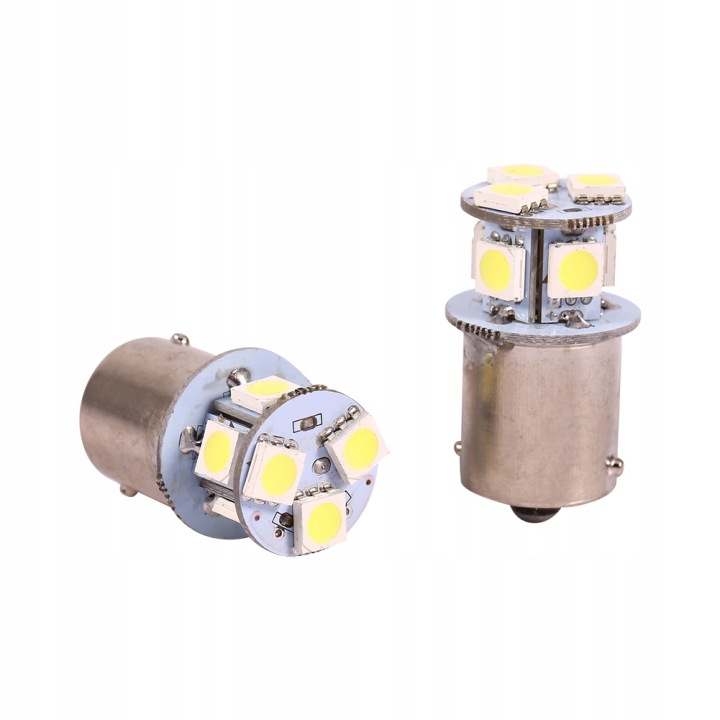 2PCS 1156 5050 AMPOULE 8SMD LED BLANC AMPOULES