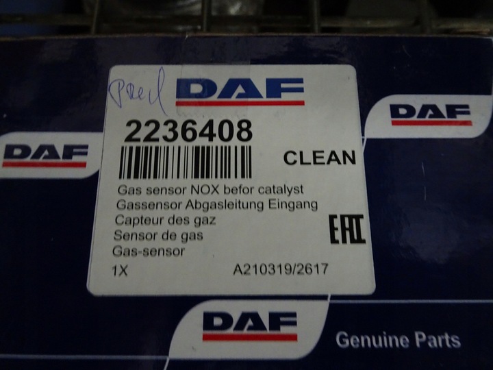 SENSOR NOX DAF 106 105 85 NUEVO ORIGINAL DAF 1900 . 