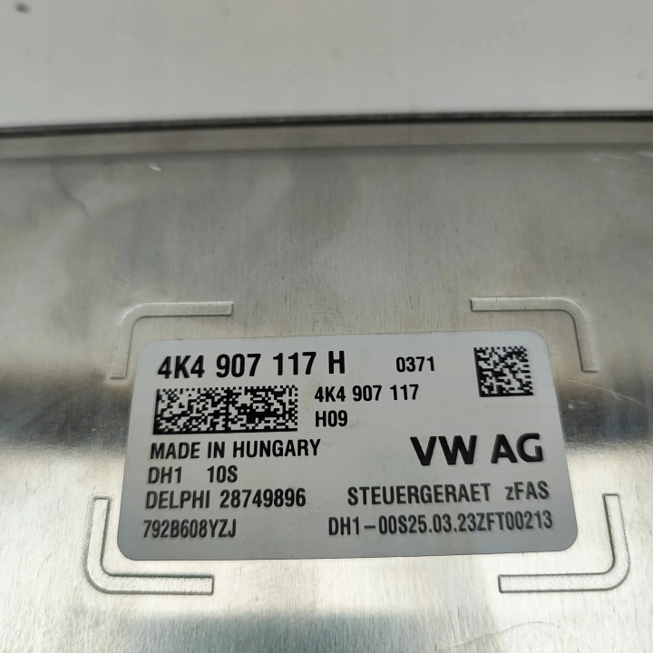 AUDI MODULE CAMÉRA CONTRÔLEUR 4K4907117H