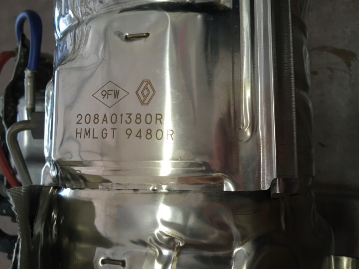 CAPTUR II CLIO V CATALYSEUR COMPLET 1.0 TCE LPG 208A01380R