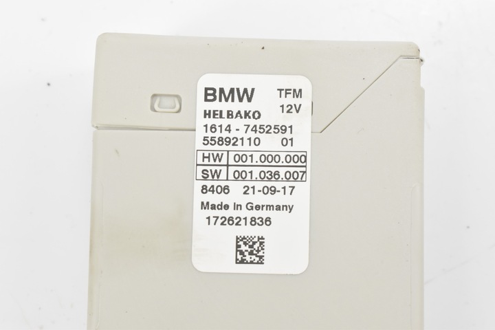 UNIDAD DE CONTROL MÓDULO DE BOMBA COMBUSTIBLES 7452591 BMW I3 I01 F15 F30 F45 I8 I12 