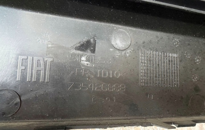 PARE-CHOCS AVANT FIAT 500 71777627 735426888 ORIGINAL