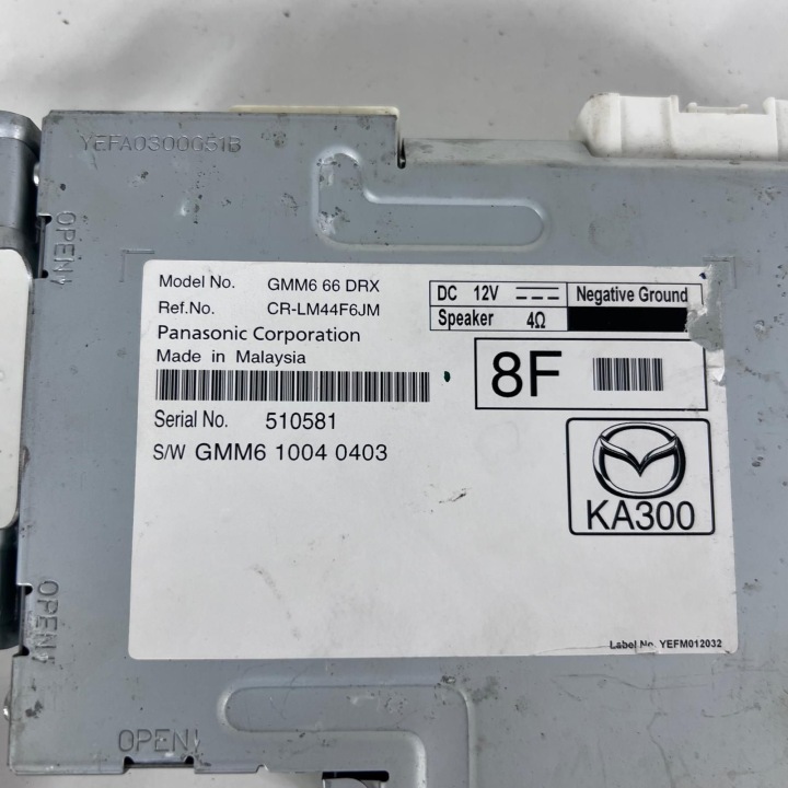 AMPLIFICATEUR AUDIO RADIO MAZDA 6 GJ OE ORIGINAL GMM610040403