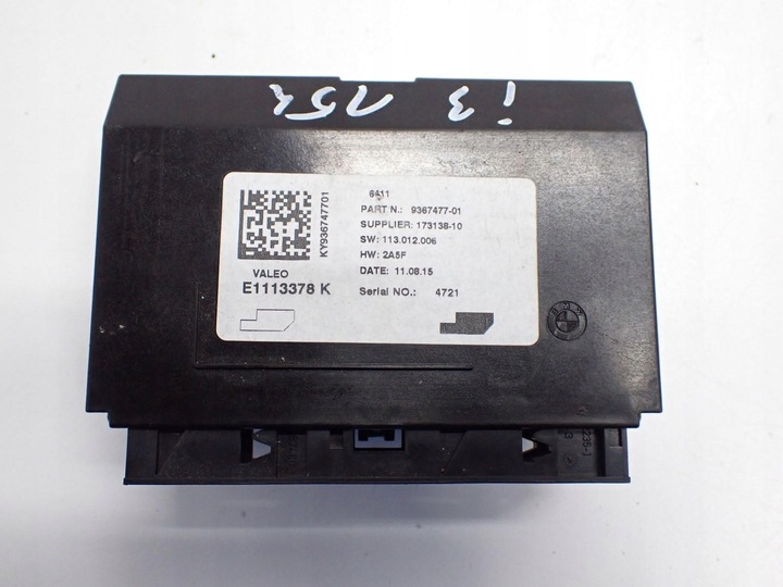 MÓDULO UNIDAD DE CONTROL DE ACONDICIONADOR 9367477 BMW I3 I01 15R 