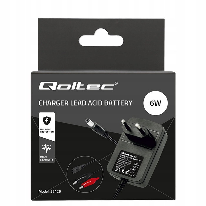 QOLTEC AUTOMATIQUE CHARGEUR VERS BATTERIE AGM GEL STD 6V 1A PROSTOWN