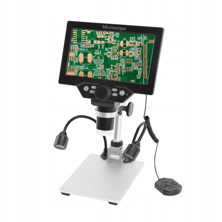 B1200 MIKROSKOP NUMÉRIQUE 7-CALOWY GRAND ÉCRAN COLORÉ GRAND MONITEUR QN