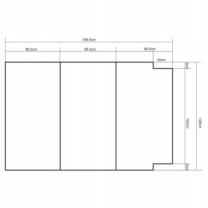 MATERAC TURYSTYCZNY DO MINIBUS BED VW MULTIVAN T7 NA PIANCE MEMORY H = 8CM 