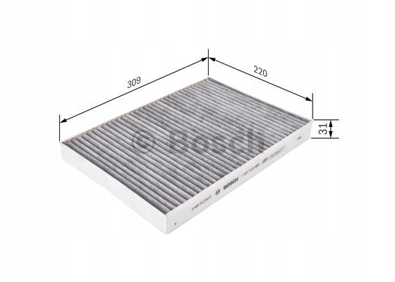 FILTRE DE CABINE CARBONIQUE - BOSCH 1987435560 photo 12 - milautoparts-fr.ukrlive.com