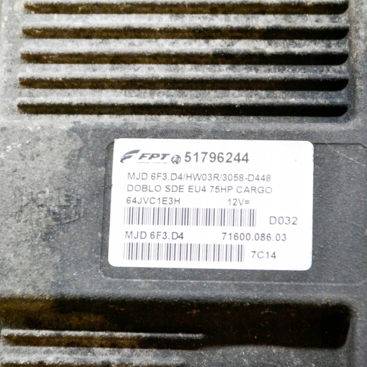 FIAT DOBLO 2007 CONTRÔLEUR MODULE ECU