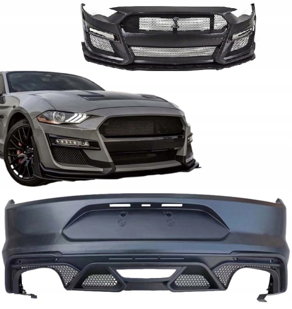 PARAGOLPES FORD MUSTANG GT500 SHELBY DELANTERO+TRASERO 18-21 