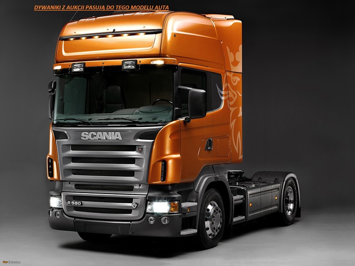 ALFOMBRILLAS LOGOTIPO SCANIA R 04-08 TRANSMISIÓN AUTOMÁTICA + LOGOTIPO 