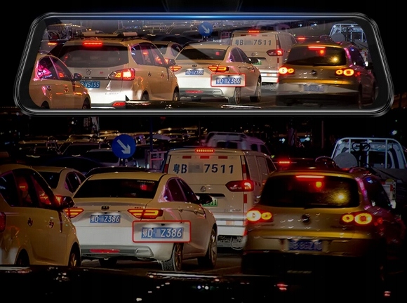RÉTROVISEUR ENREGISTREUR VIDÉO CAMÉRA AUTOMOBILE WIFI GPS CAMÉRA MARCHE ARRIÈRE
