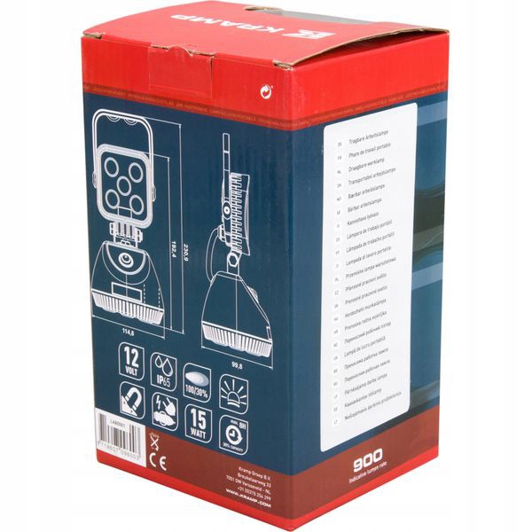 AKUMULATOROWA PHARE ATELIER TRAVAILLÉ LED 12V/230V NOUVEAU HOLLAND CASE LA800