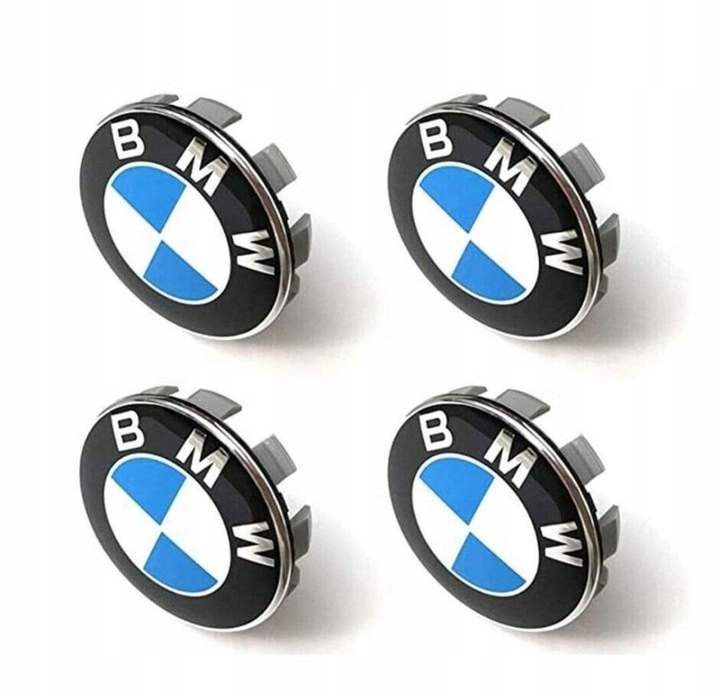 BMW TAPACUBOS KAPSLE TAPAS CIEGAS PARA DISCOS BMW 68MM DEKLE 4 PIEZAS JUEGO 