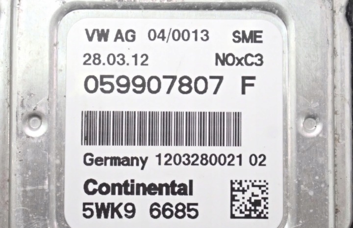 SONDE LAMBDA CAPTEUR NOX AUDI Q7 4L 059907807F