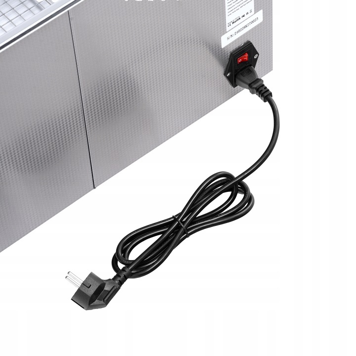 NUMÉRIQUE MACHINE À LAVER BAIGNOIRE ULTRADZWIEKOWA AVEC ACIER INOXYDABLE 30L 600W CORBEILLE