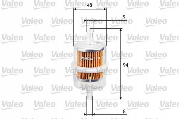 FILTRO COMBUSTIBLES VALEO 587013 MWK44 