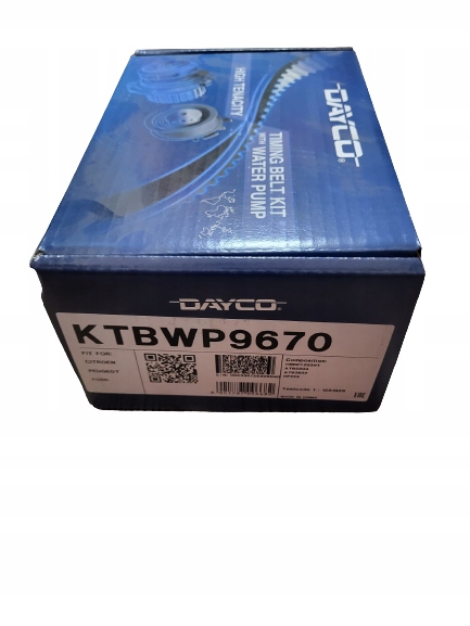 DAYCO KTBWP9670 SIURBLYS WODY,ROZRZAD CITROEN PEUGEOT nuotrauka 1