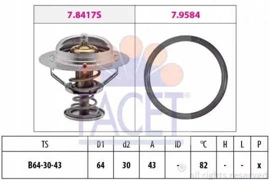 TEMPERATURE REGULATOR 7.8417/FAC FACET 