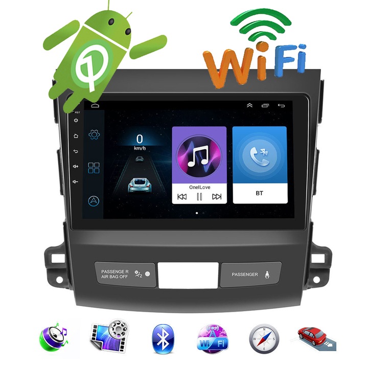 RADIO GPS ANDROID OUTLANDER PEUGEOT 4007 32GB 