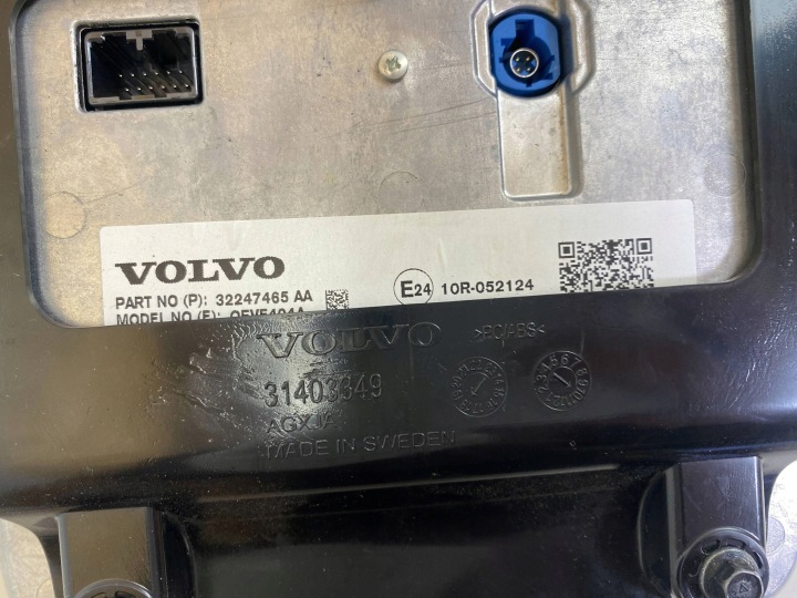 VOLVO XC90 2018 MONITEUR MONITEUR ÉCRAN