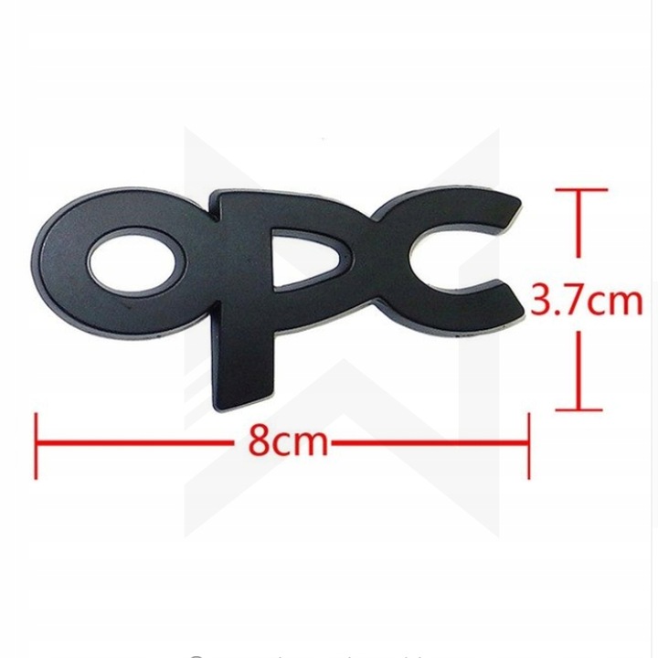 EMBLEMA OPC INSIGNIA OPEL INSIGNIA SIGNUM ASTRA CORSA METAL NEGRO BLACK 