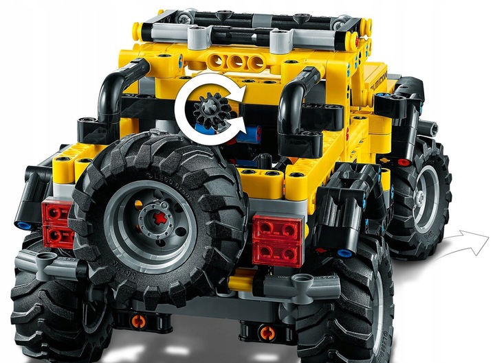 LEGO TECHNIC JEEP WRANGLER TRINKELĖS DLA VAIKAI AUTOMOBILIS TERENOWY nuotrauka 5