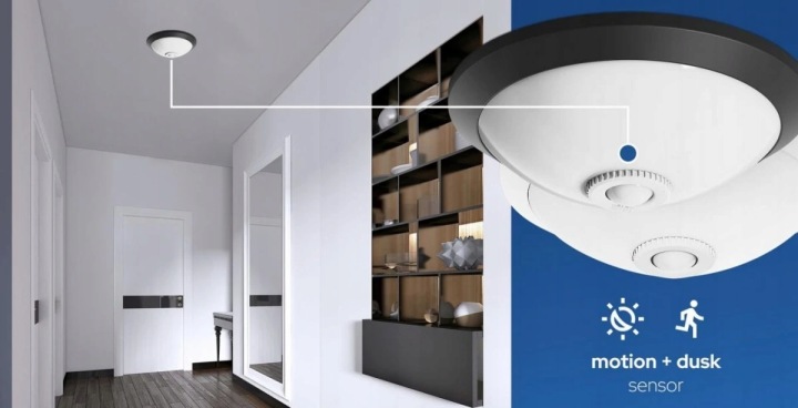 ENSEMBLE 5X PLAFON AVEC CAPTEUR MOUVEMENTS 360 NOIR E27 400.010.143 HOROZ ELEC