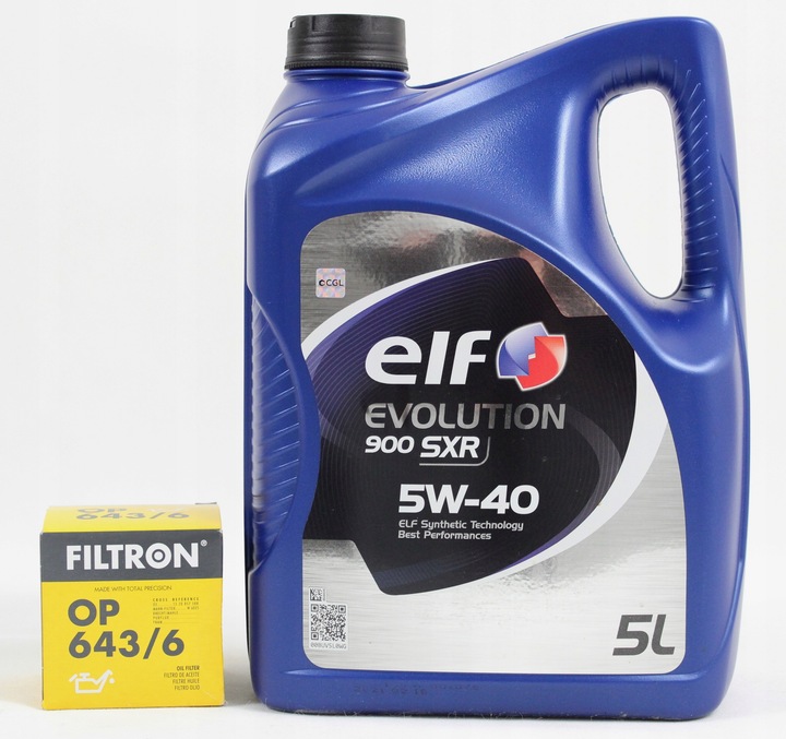 FILTRO ACEITES ACEITE ELF 5W40 5L RENAULT DACIA 1.6 