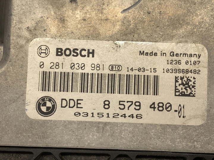 BMW 4 F32 F33 CONTRÔLEUR MOTEUR DIESEL 2000CM3 8579480 2014