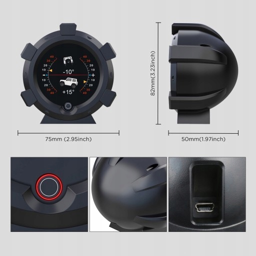 PRZECHYLOMIERZ INDICATOR METER SPEEDOMETER GPS 