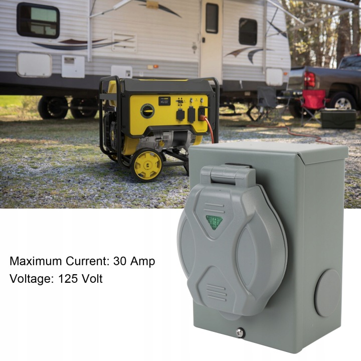 GÉNÉRATEUR ADMISSION 30A 125V 3750W 60 HZ NEMA L5 30P SILNA WYDAJNOSC VERS KY