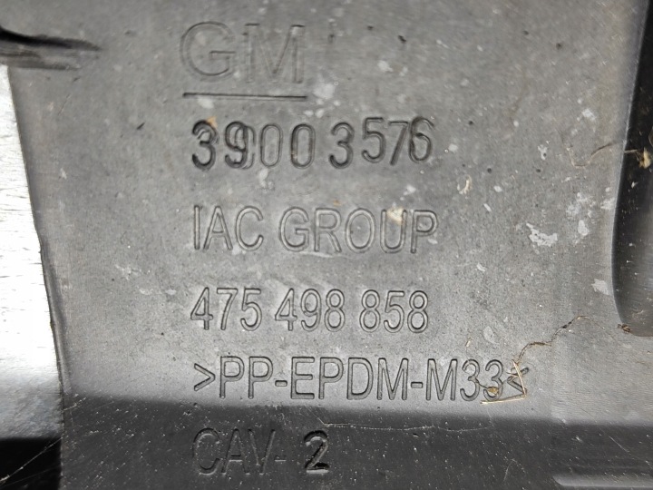 OPEL CORSA E 2015 2019 PARE-CHOCS AVANT CALANDRE 39003567 475498858 ORIGINAL