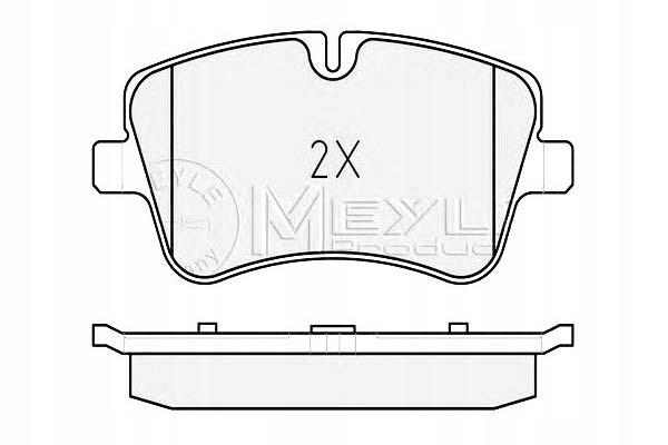 MEYLE PLAQUETTES FREIN MERCEDES AVANT W203 00-