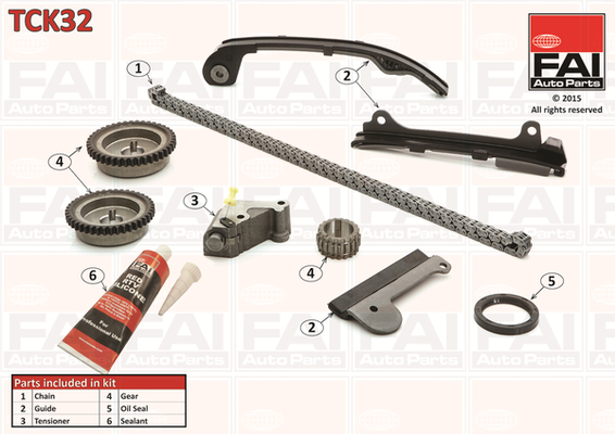 FAI COMPLET DE CHAINE MÉCANISME DE DISTRUBUTION DE GAZ NISSAN ALMERA 1.5 photo 10 - milautoparts-fr.ukrlive.com