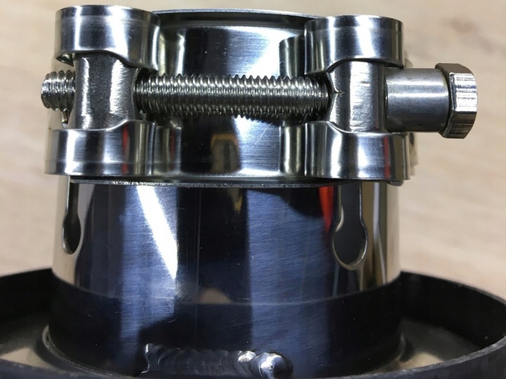 RONDE SCIETA EMBOUT COLLIER VÉHICULE WYMIAR ADMISSION 71 MM GRILLE 100-103 MM