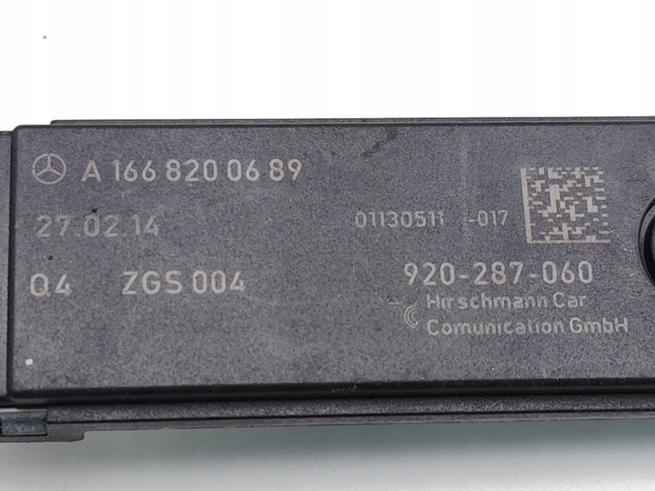 MERCEDES-BENZ A-CLASS AMPLIFICATEUR ANTENNES 2014 BERLINE COMPACTE 4/5DR A1668200689