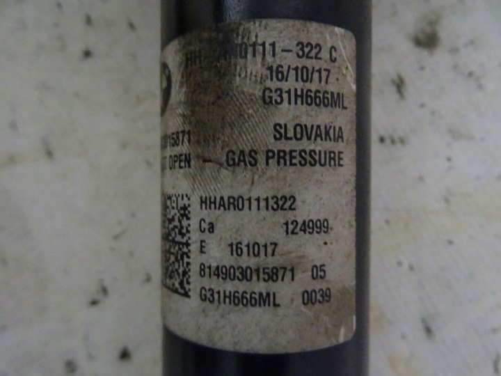 AMORTISSEUR PNEUMATIQUE ARRIÈRE ARRIÈRE CÔTÉ GAUCHE BMW 5 G30 G31 G38 6882827