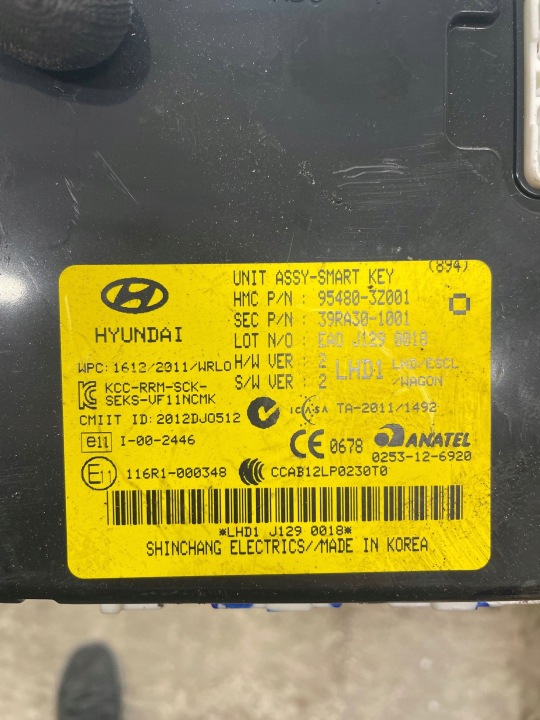 HYUNDAI I40 2013 AUTRE KOMPUTERY MODULES CONTRÔLEURS