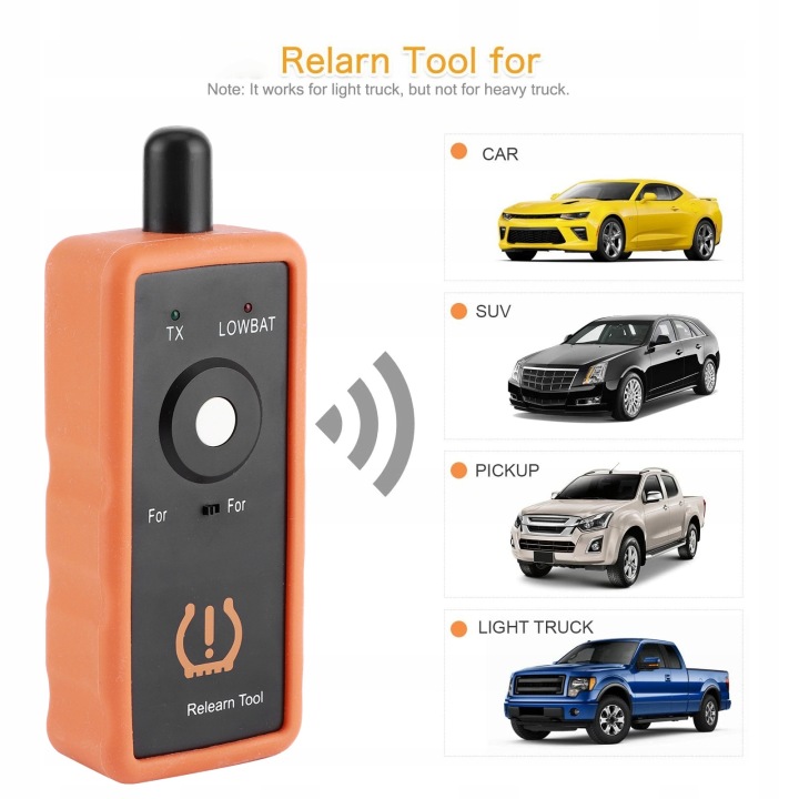 TPMS RESET NARZEDZIE 50448 2 DANS 1 PORTABLE MONITEUR PRESSION DANS KS