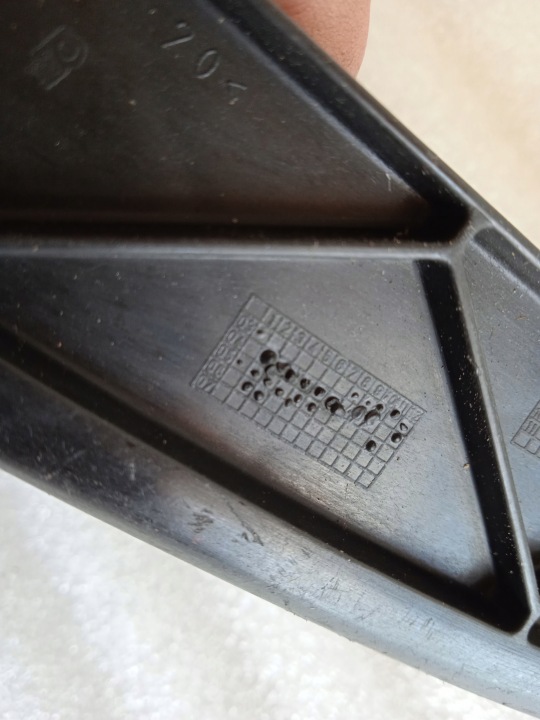 SMART FORFOUR GLISSIÈRE PARE-CHOCS GAUCHE AVANT A4548890114